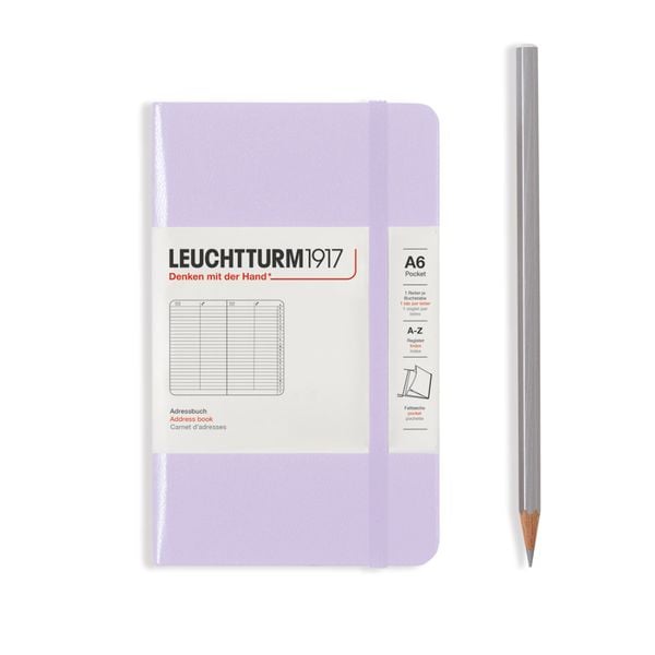 Produktbild: LEUCHTTURM1917 Adressbuch Pocket (A6), Hardcover, Lilac