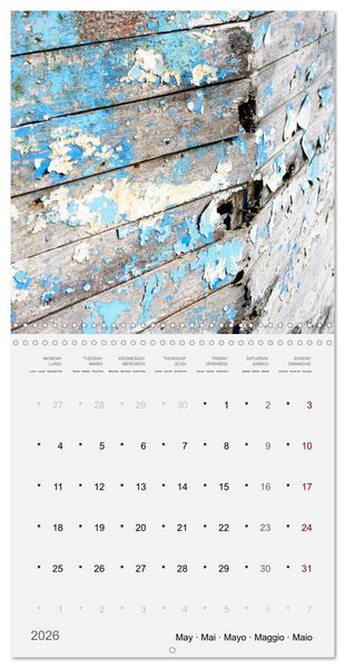 Produktbild: Bateaux &eacute;paves (Calendrier mural carr&eacute; 2026 30x30 cm) Calendrier double avec une page pour vos prises de notes