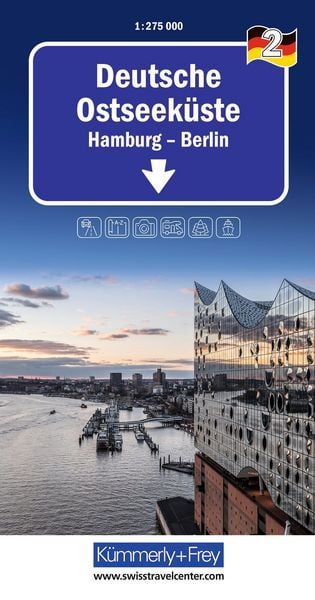Kümmerly+Frey Regional-Strassenkarte 2 Deutsche Ostseeküste 1:275.000, Sonstige von , Kümmerly+Frey, 9783259300664