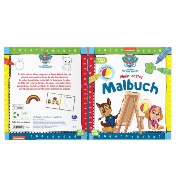 Produktbild: PAW Patrol Lernbuch: Mein erstes Malbuch