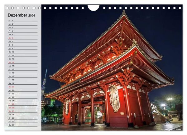 Produktbild: Japan. Im Land der aufgehenden Sonne (Wandkalender 2026 DIN A4 quer), CALVENDO Monatskalender