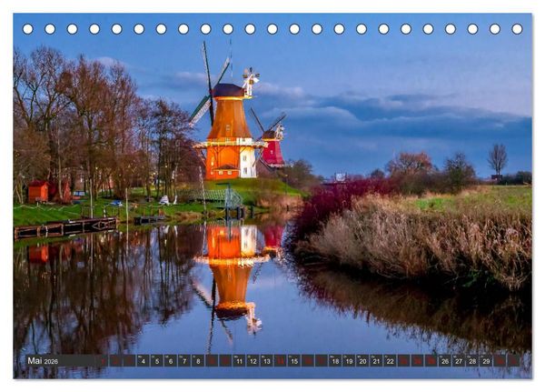 Produktbild: Greetsiel und Umzu (Tischkalender 2026 DIN A5 quer), CALVENDO Monatskalender