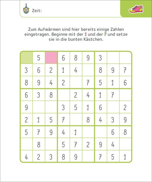 Produktbild: Sudokus f&uuml;r clevere Kids 7+ [gelb]