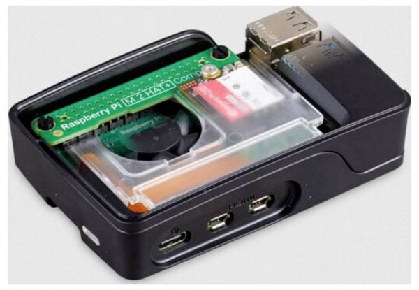 Produktbild: Raspberry Pi&reg; M.2 HAT+ Compact Erweiterungs-Platine