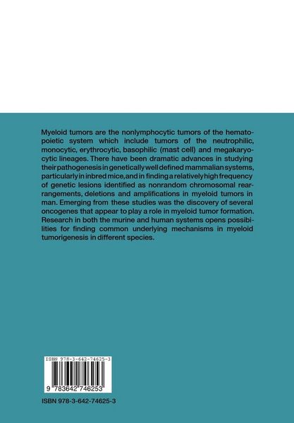 Produktbild: Mechanisms in Myeloid Tumorigenesis 1988