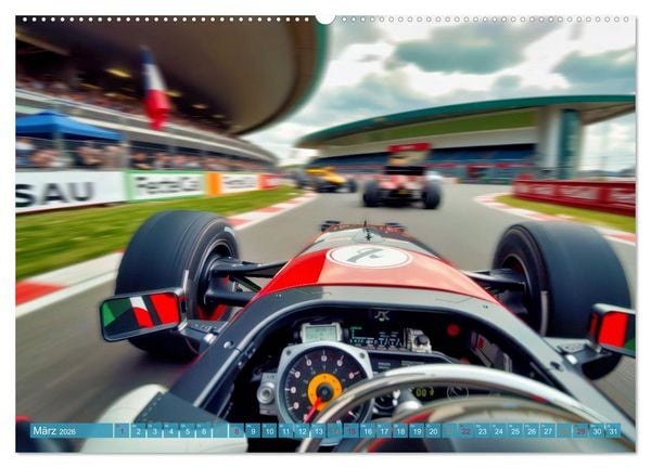 Produktbild: Formel 1 in den sechziger Jahren (hochwertiger Premium Wandkalender 2026 DIN A2 quer), Kunstdruck in Hochglanz