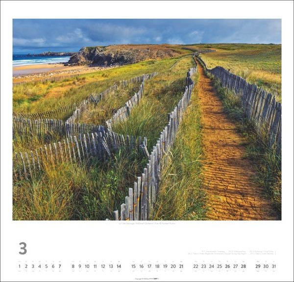 Produktbild: Bretagne Kalender 2027 - St&uuml;rmische Romantik