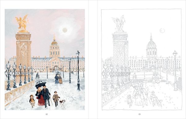 Produktbild: Luxury Coloring: Historisches Paris zum Ausmalen