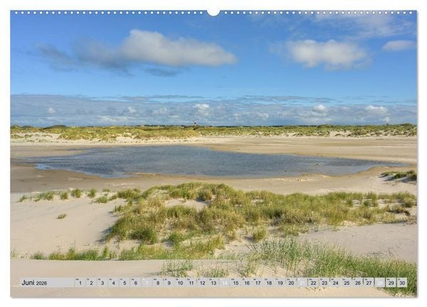 Produktbild: Wundersch&ouml;nes Amrum (hochwertiger Premium Wandkalender 2026 DIN A2 quer), Kunstdruck in Hochglanz