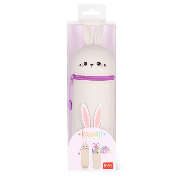 Produktbild: Legami 2-in-1 Federm&auml;ppchen aus Silikon - KAWAII - Hase