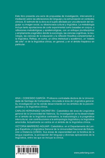 Produktbild: Ling&uuml;&iacute;stica cl&iacute;nica en el &aacute;mbito hisp&aacute;nico: un panorama de estudios