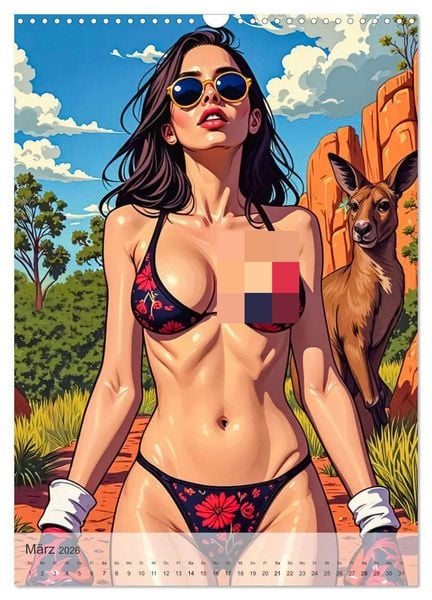 Produktbild: Spicy World - Hei&szlig;es Australien (Wandkalender 2026 DIN A3 hoch), CALVENDO Monatskalender
