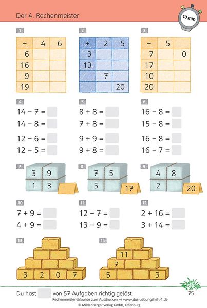 Das Übungsheft Mathematik 1 - Überarbeitete Neuauflage