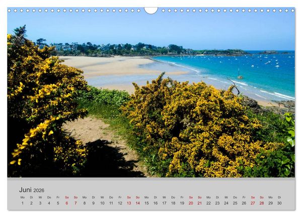 Produktbild: Die Sch&ouml;nheit der Bretagne (Wandkalender 2026 DIN A3 quer), CALVENDO Monatskalender