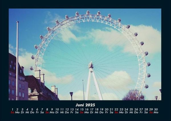 Produktbild: London 2025 Fotokalender DIN A4
