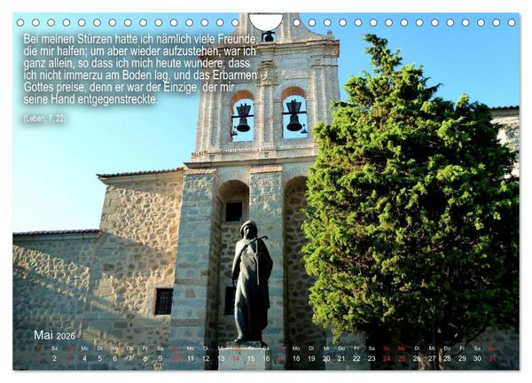Produktbild: Auf den Spuren der Heilige Teresa von Avila (Wandkalender 2026 DIN A4 quer), CALVENDO Monatskalender