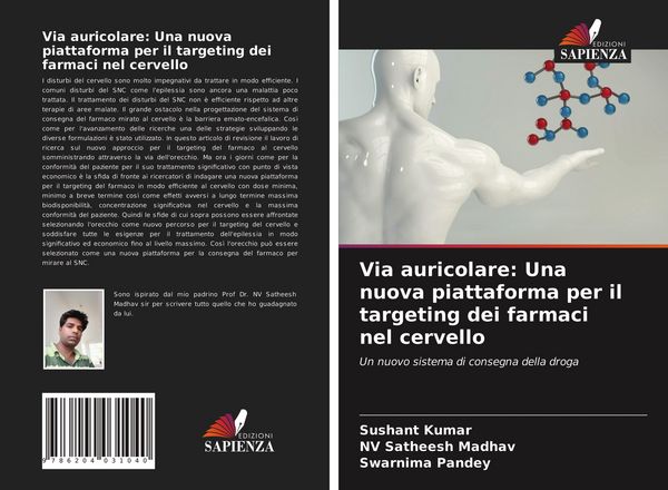 Produktbild: Via auricolare: Una nuova piattaforma per il targeting dei farmaci nel cervello