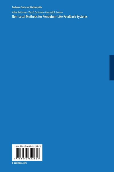 Produktbild: Non-Local Methods for Pendulum-Like Feedback Systems