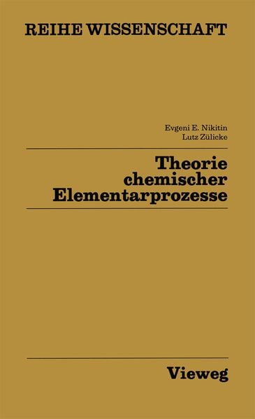 Produktbild: Theorie chemischer Elementarprozesse