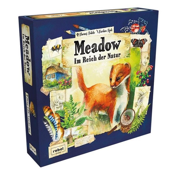Asmodee REBD0004 - Meadow Im Reich der Natur, Kennerspiel, Strategiespiel