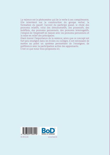 Produktbild: Enseigner la Valence verbale