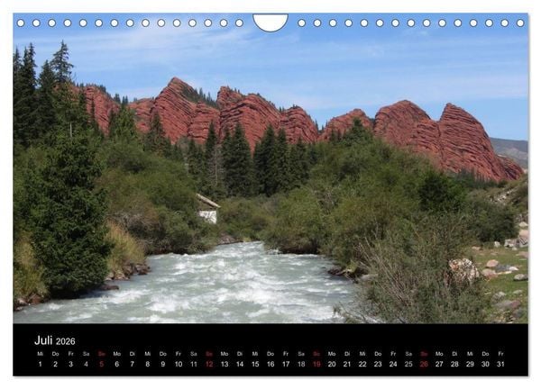 Produktbild: Kirgistan 2026 (Wandkalender 2026 DIN A4 quer), CALVENDO Monatskalender