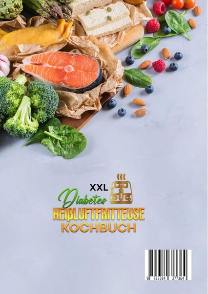 Produktbild: XXL Diabetes Hei&szlig;luftfritteuse Kochbuch