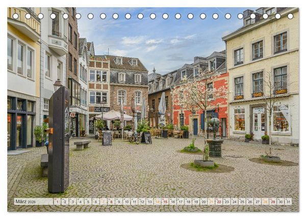Produktbild: Aachen Impressionen (Tischkalender 2026 DIN A5 quer), CALVENDO Monatskalender