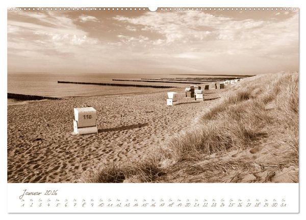 Produktbild: Ostsee-Nostalgie (Wandkalender 2026 DIN A2 quer), CALVENDO Monatskalender