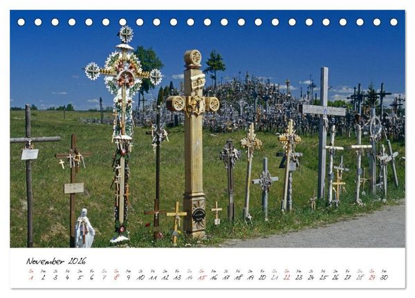 Produktbild: Litauen und Lettland (Tischkalender 2026 DIN A5 quer), CALVENDO Monatskalender