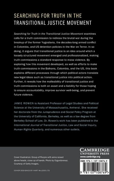 Produktbild: Searching for Truth in the Transitional Justice Movement