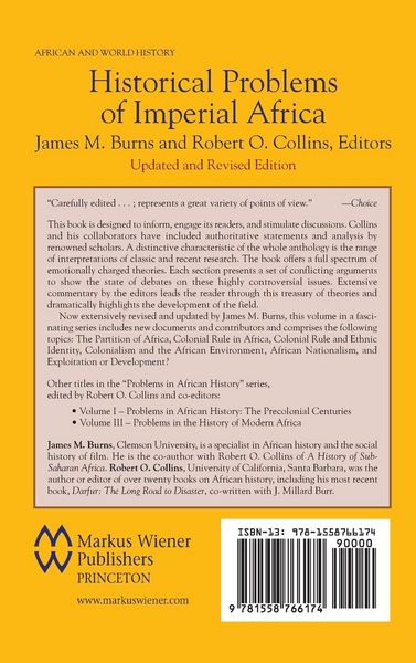 Produktbild: Historical Problems of Imperial Africa