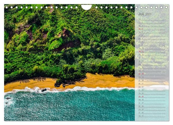 Produktbild: Malerisches Hawaii (Wandkalender 2027 DIN A4 quer), CALVENDO Monatskalender