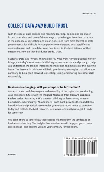 Produktbild: Customer Data and Privacy