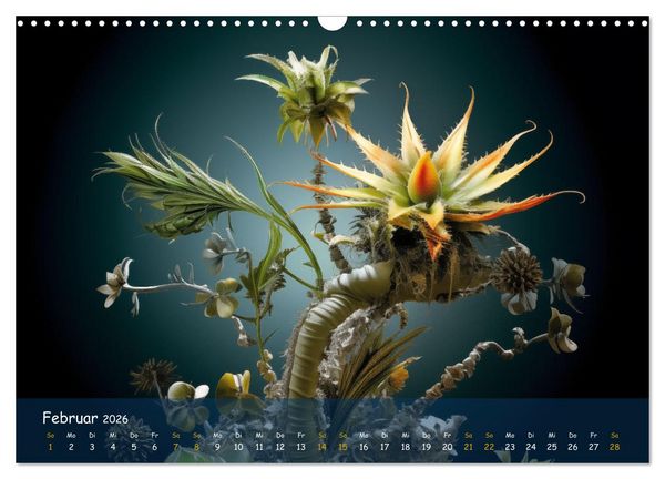 Produktbild: Exotische Pflanzen Close-up (Wandkalender 2026 DIN A3 quer), CALVENDO Monatskalender