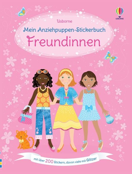 Produktbild: Meine glitzernden Anziehpuppen-Stickerb&uuml;cher mini: Im Ballett, Feen, Freundinnen und Prinzessinnen