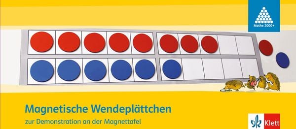 Programm 'mathe 2000'. Wendeplättchen für Lehrer magnetisch 1.-4. Schuljahr