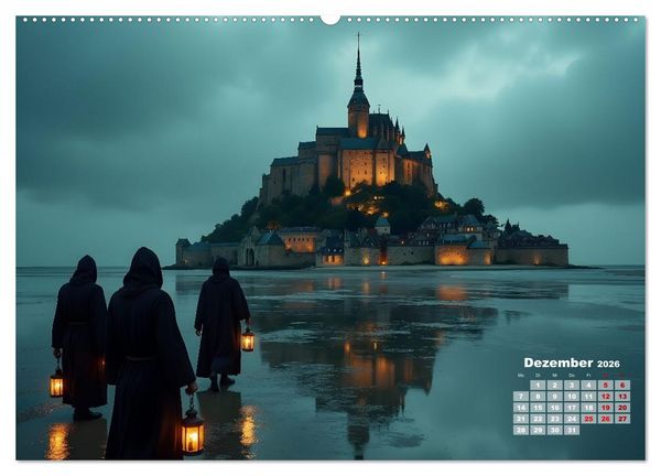 Produktbild: Burgen der Legenden (Wandkalender 2026 DIN A2 quer), CALVENDO Monatskalender