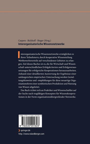 Produktbild: Interorganisatorische Wissensnetzwerke