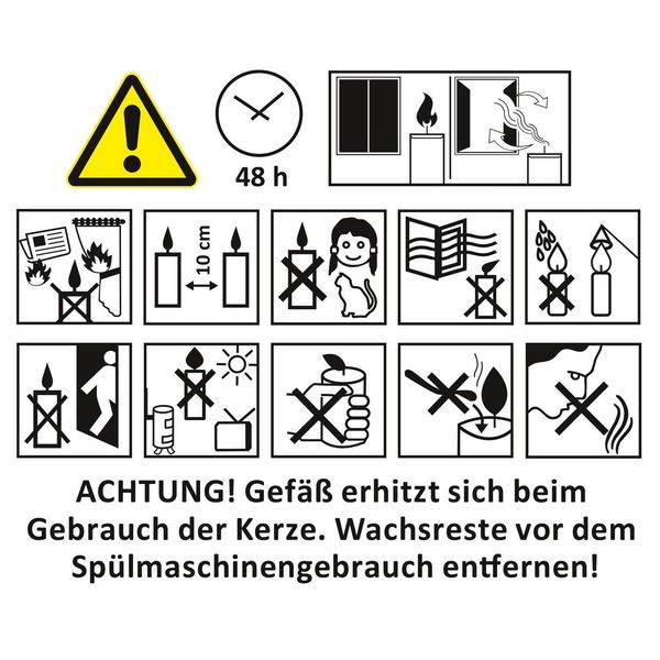 Produktbild: Kerze im Glas Lieblingshase