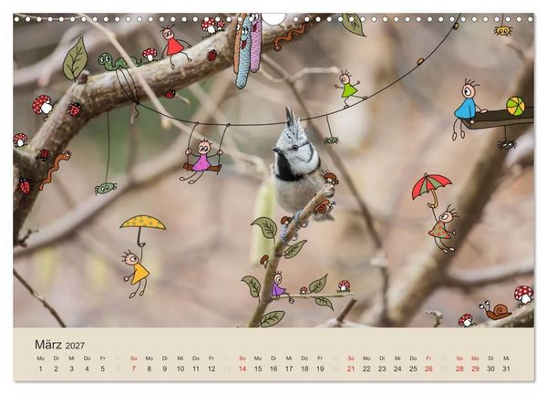 Produktbild: Das Leben der kleinen Pankies (Wandkalender 2027 DIN A3 quer), CALVENDO Monatskalender