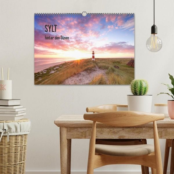 Produktbild: SYLT hinter den D&uuml;nen (Wandkalender 2026 DIN A3 quer), CALVENDO Monatskalender