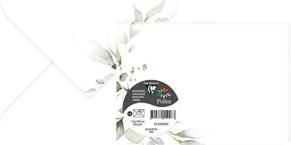 Produktbild: Umschlag C6 bedr. Eukal. NR2