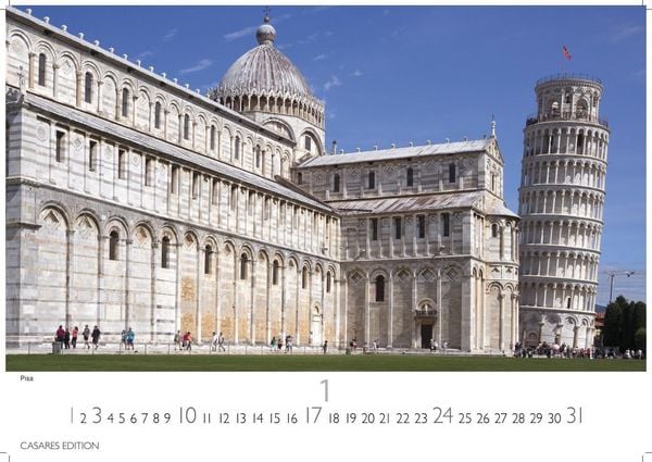 Produktbild: Italien Kalender 2027 &ndash; Wandkalender | Fotokalender Italien 35x50 cm im Gro&szlig;format mit 12 traumhaften Motiven der Reisedestination Italien
