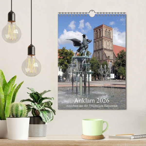 Produktbild: Anklam 2026 (Wandkalender 2026 DIN A4 hoch), CALVENDO Monatskalender