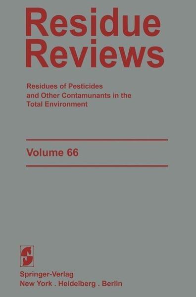 Produktbild: Residue Reviews