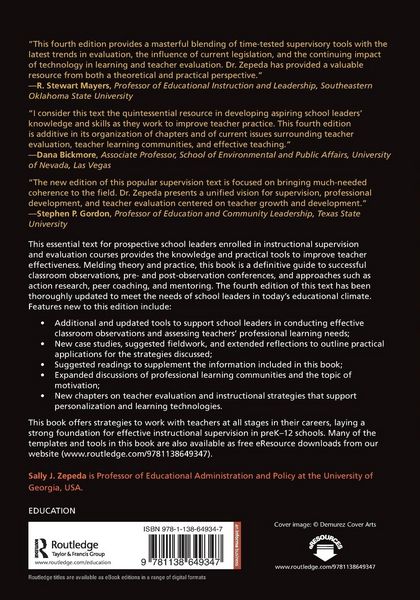 Produktbild: Zepeda, S: Instructional Supervision