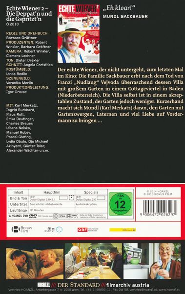 Produktbild: Echte Wiener 2 - Die Deppat'n und die Gspritzt'n