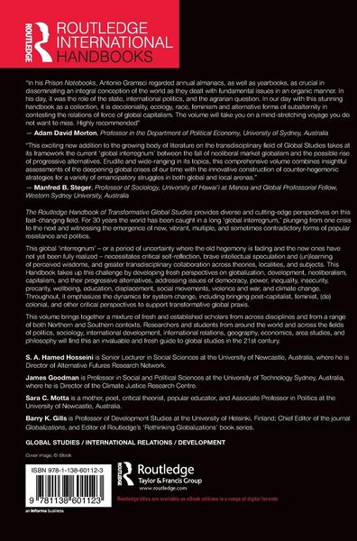 Produktbild: The Routledge Handbook of Transformative Global Studies