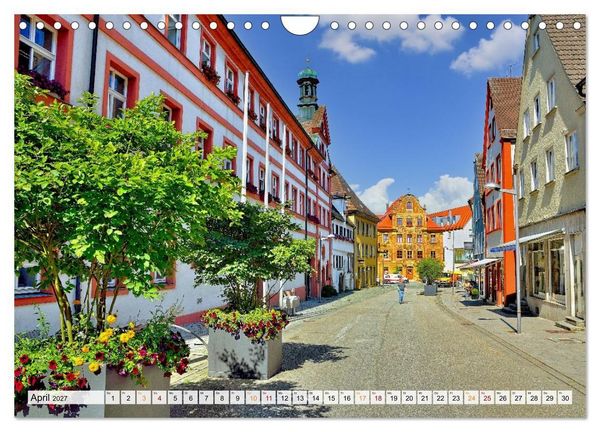 Produktbild: Ellwangen - Jagst im Ostalbkreis (Wandkalender 2027 DIN A4 quer), CALVENDO Monatskalender